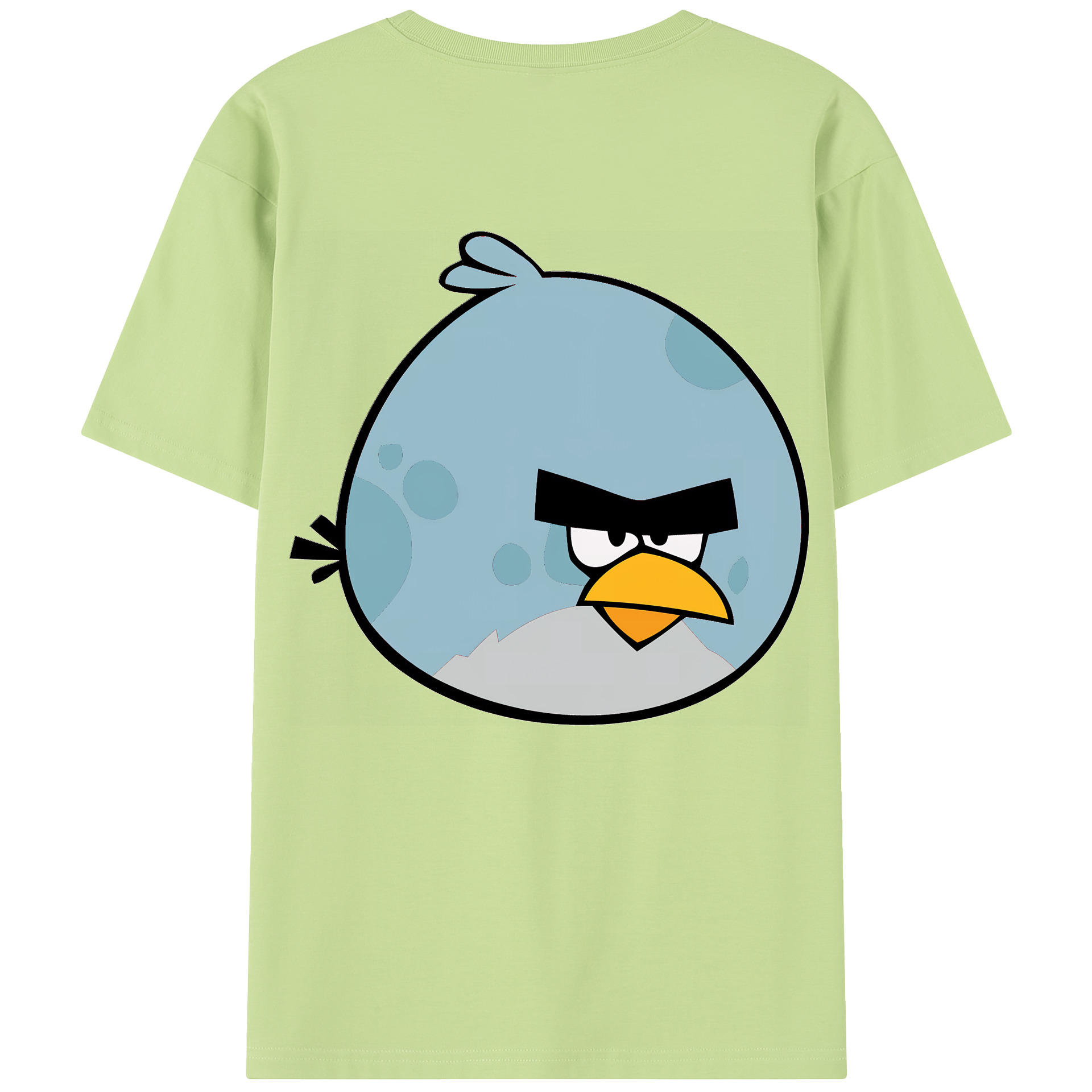 （画像用） Angry Birds アングリーバード 綿100％半袖Tシャツ（背面プリント）